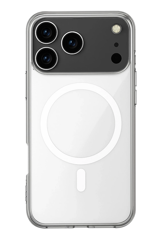 iPhone 17 Pro Max Magneticsafe Şeffaf Silikon Kılıf