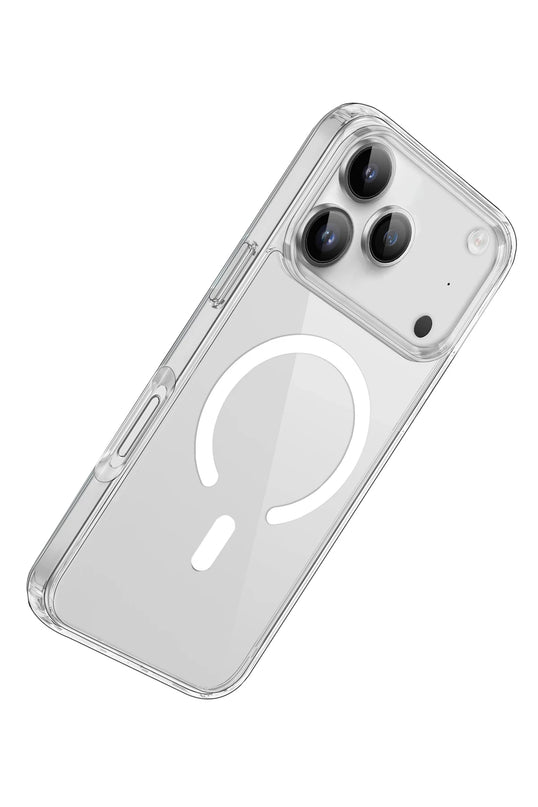 iPhone 18 Pro Max/17 Pro Max Pc Real Magsafe Kapak Kılıf - Şeffaf 3