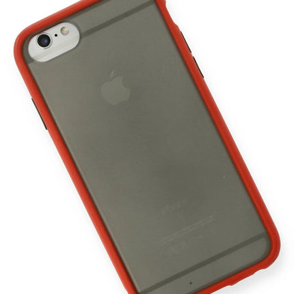 iPhone 6 Montreal Silikon Kapak Kılıf - Kırmızı 3