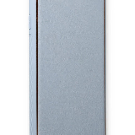 iPhone 7 Coco Deri Silikon Kapak Kılıf - Açık Mavi 2