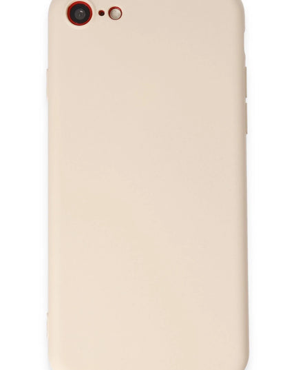 iPhone 7 First Silikon Kılıf - Krem
