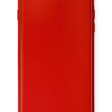 iPhone 7 Plus Coco Deri Silikon Kapak Kılıf - Kırmızı