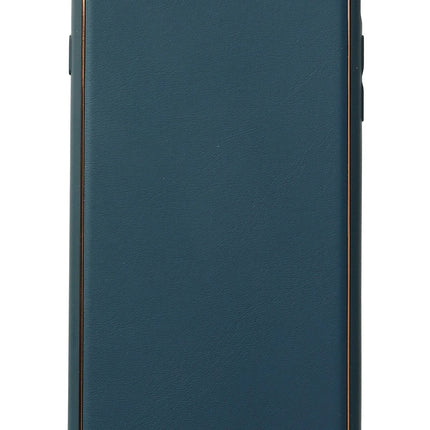iPhone 7 Plus Coco Deri Silikon Kapak Kılıf - Mavi
