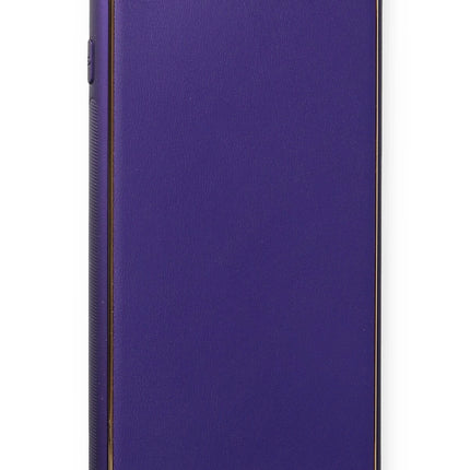 iPhone 7 Plus Coco Deri Silikon Kapak Kılıf - Mor 2