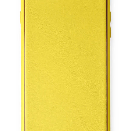 iPhone 7 Plus Coco Deri Silikon Kapak Kılıf - Sarı