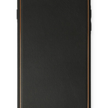 iPhone 7 Plus Coco Deri Silikon Kapak Kılıf - Siyah