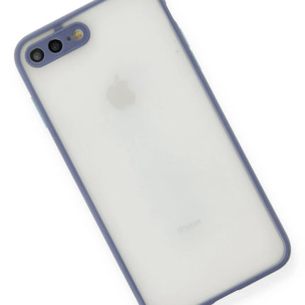 iPhone 7 Plus Montreal Silikon Kapak Kılıf - Gri 3