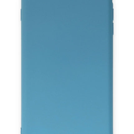 iPhone 7 Plus Nano içi Kadife Silikon Kılıf - Mavi