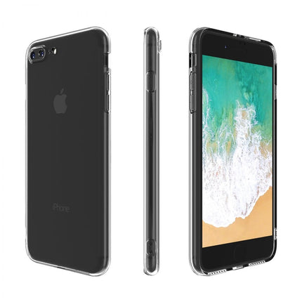iPhone 8 Plus Deluxe 2mm Şeffaf Silikon Kılıf 5