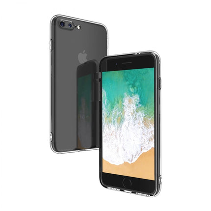 iPhone 8 Plus Deluxe 2mm Şeffaf Silikon Kılıf 3
