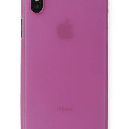 iPhone X PP Ultra İnce Kapak Kılıf - Pembe