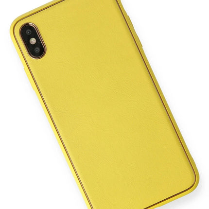 iPhone XS Max Coco Deri Silikon Kapak Kılıf 2