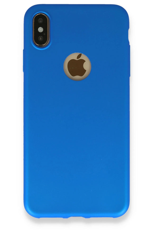 iPhone XS Max First Silikon Kılıf - Mavi