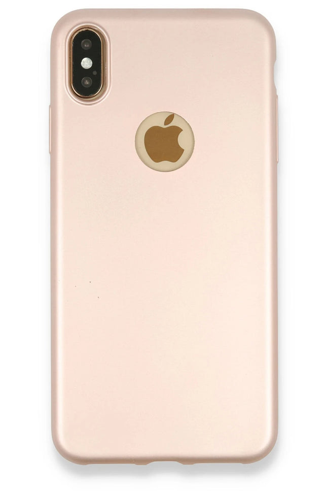 iPhone XS Max First Silikon Kılıf - Rose Gold