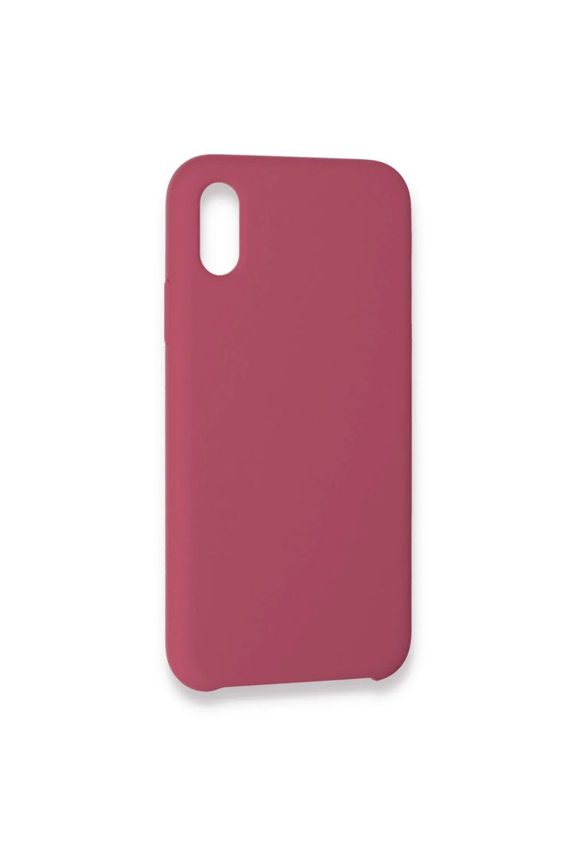 iPhone XS Max Lansman Legant Silikon Kılıf - Fuşya 3