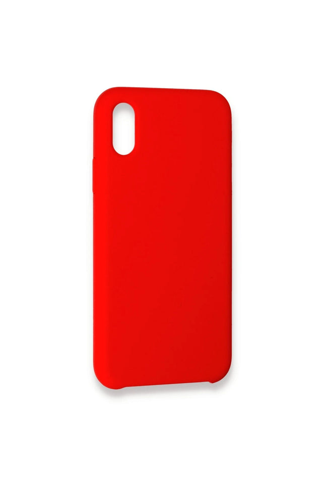 iPhone XS Max Lansman Legant Silikon Kılıf - Kırmızı 3