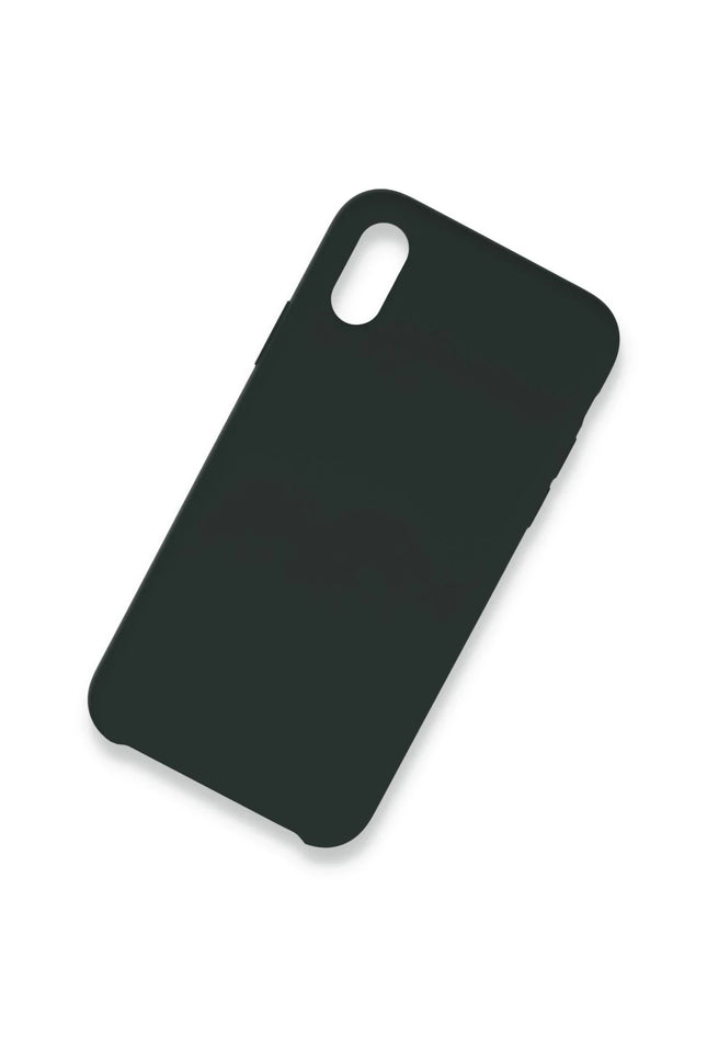 iPhone XS Max Lansman Legant Silikon Kılıf - Koyu Yeşil 2