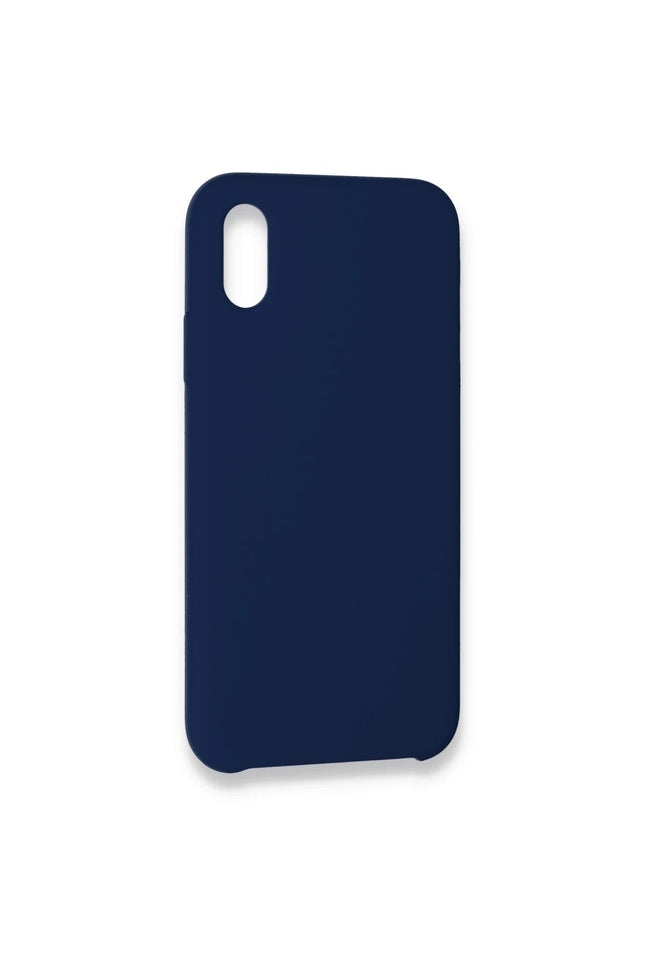 iPhone XS Max Lansman Legant Silikon Kılıf - Lacivert 3