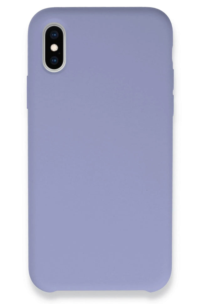 iPhone XS Max Lansman Legant Silikon Kılıf - Lila