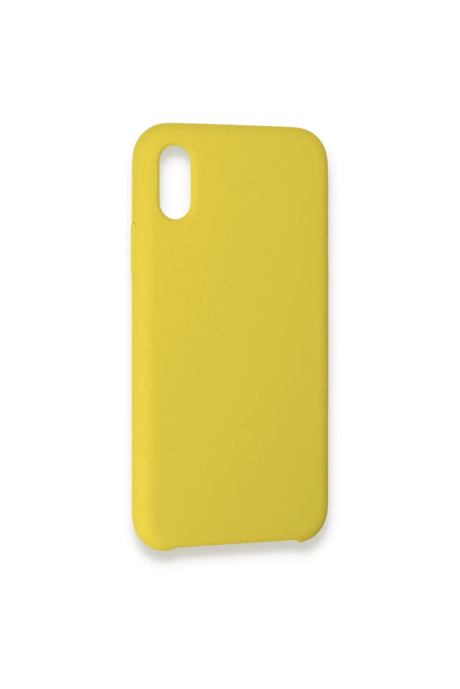 iPhone XS Max Lansman Legant Silikon Kılıf - Sarı 3