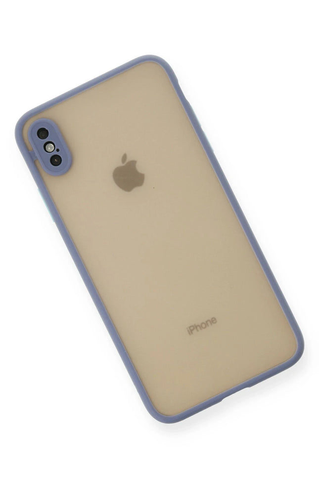 iPhone XS Max Montreal Silikon Kapak Kılıf - Gri 3