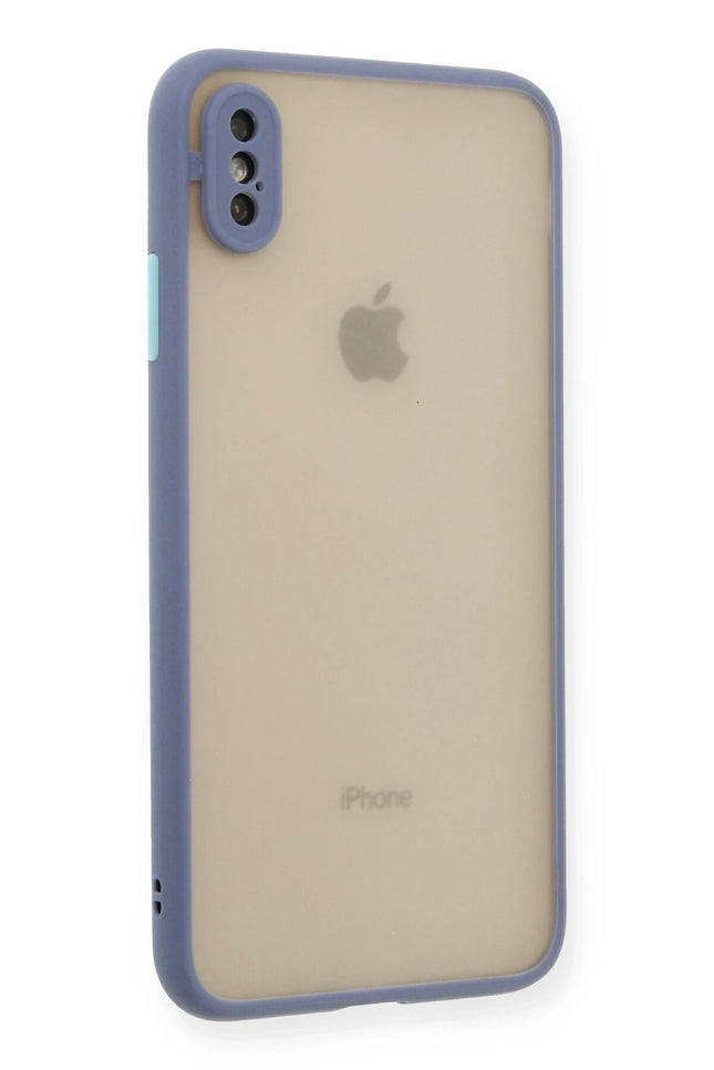 iPhone XS Max Montreal Silikon Kapak Kılıf - Gri 2