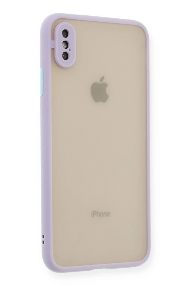 iPhone XS Max Montreal Silikon Kapak Kılıf - Mor 2