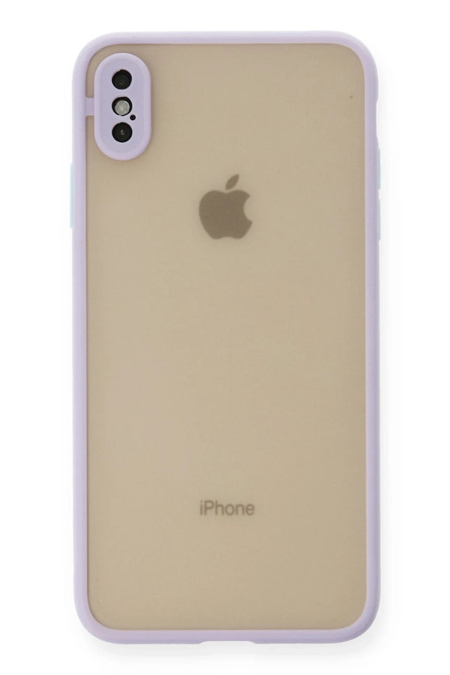 iPhone XS Max Montreal Silikon Kapak Kılıf - Mor