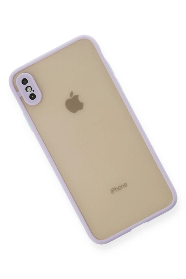 iPhone XS Max Montreal Silikon Kapak Kılıf - Mor 3