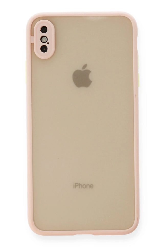 iPhone XS Max Montreal Silikon Kapak Kılıf - Pembe