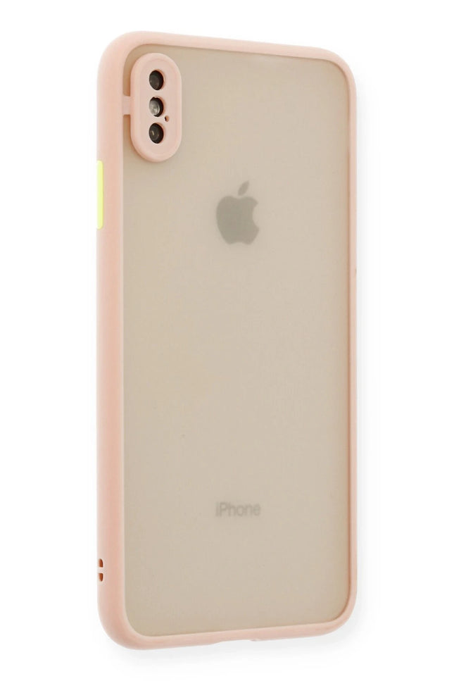 iPhone XS Max Montreal Silikon Kapak Kılıf - Pembe 2