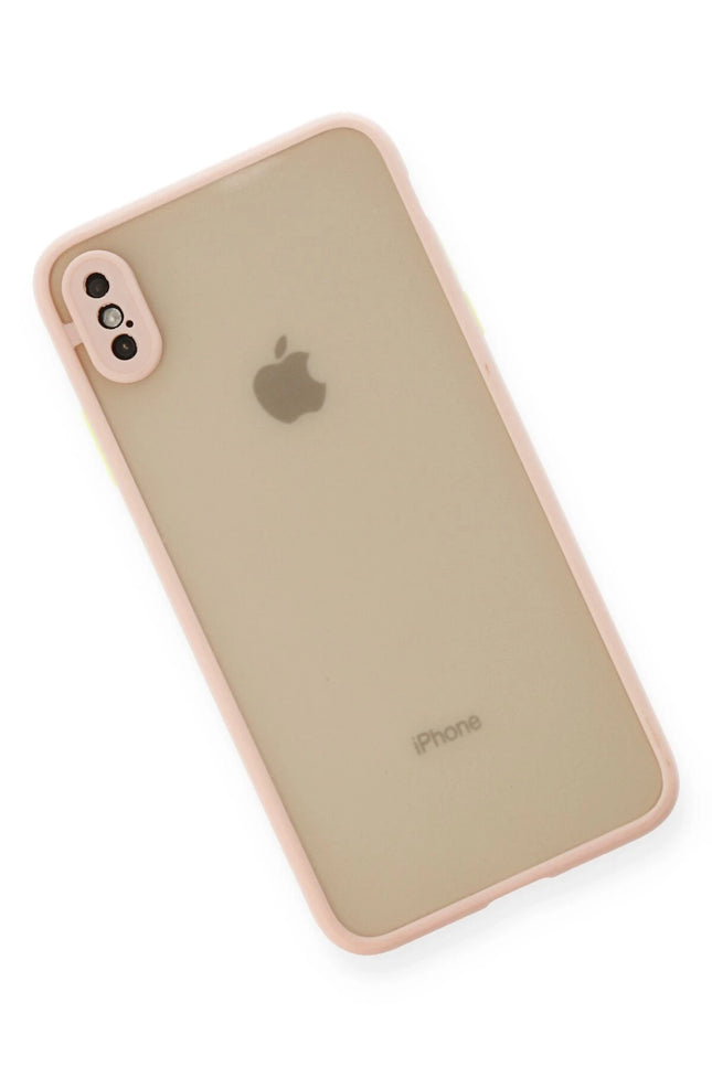 iPhone XS Max Montreal Silikon Kapak Kılıf - Pembe 3
