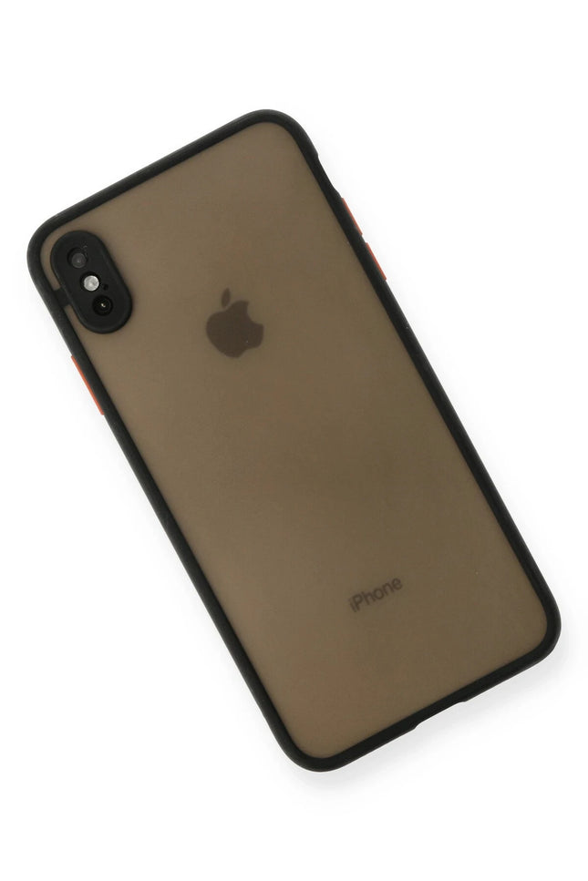 iPhone XS Max Montreal Silikon Kapak Kılıf - Siyah 3