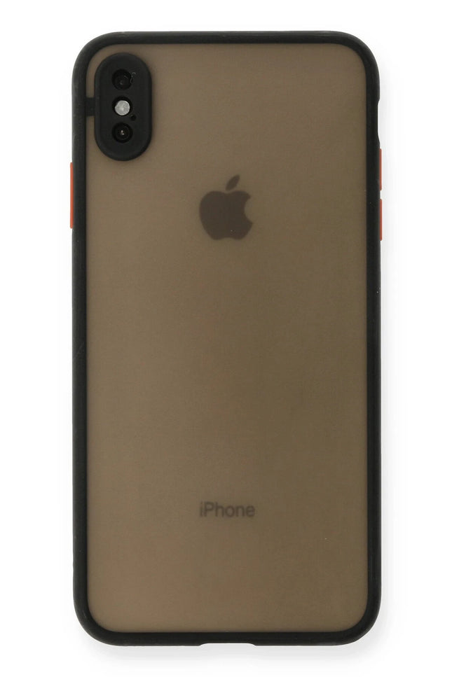 iPhone XS Max Montreal Silikon Kapak Kılıf - Siyah