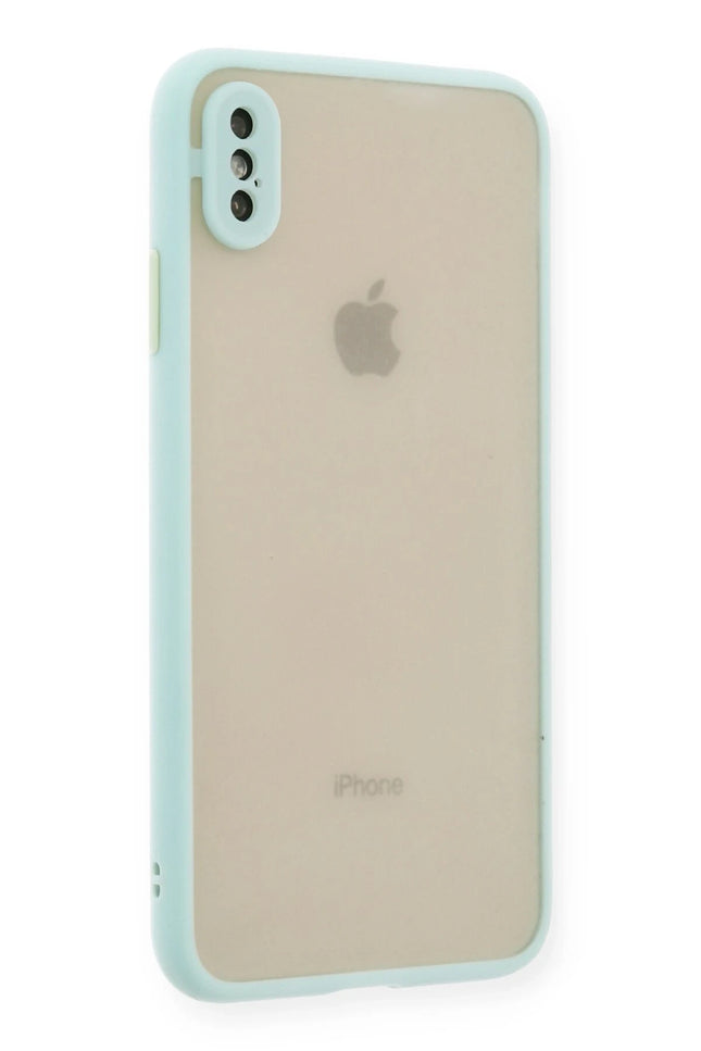 iPhone XS Max Montreal Silikon Kapak Kılıf - Turkuaz 2