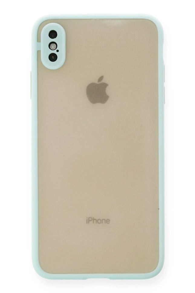iPhone XS Max Montreal Silikon Kapak Kılıf - Turkuaz