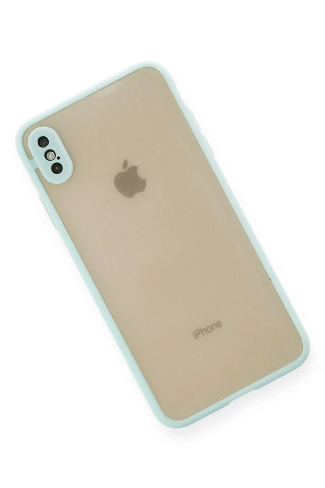iPhone XS Max Montreal Silikon Kapak Kılıf - Turkuaz 3