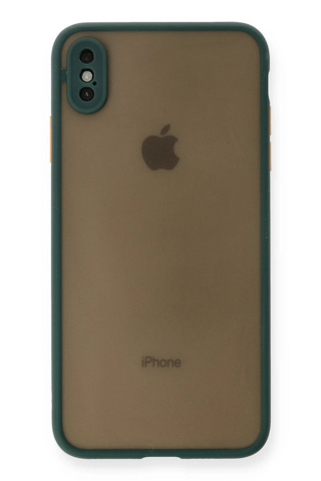 iPhone XS Max Montreal Silikon Kapak Kılıf - Yeşil