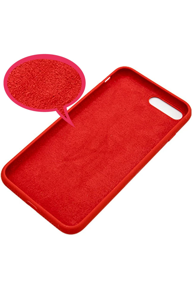iPhone XS Max Nano içi Kadife Silikon Kılıf - Lacivert 4