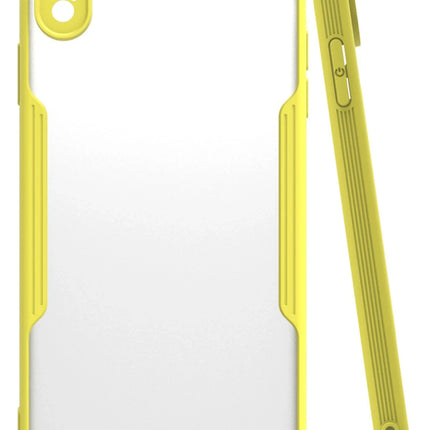 iPhone XS Max Platin Silikon Kılıf - Sarı