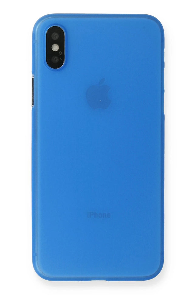 iPhone XS Max PP Ultra İnce Kapak Kılıf - Mavi