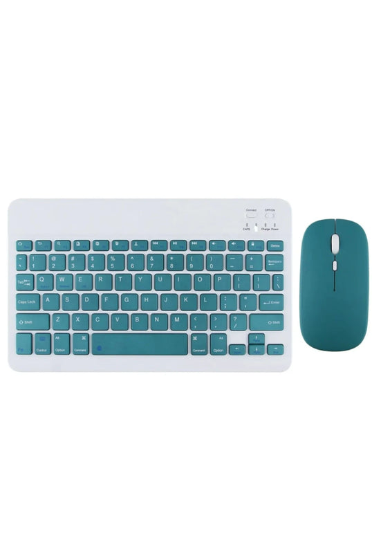 KYB71 Kablosuz Türkçe Q Klavye Mouse Set - Koyu Yeşil