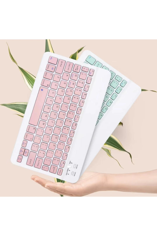 KYB71 Kablosuz Türkçe Q Klavye Mouse Set - Lila 4