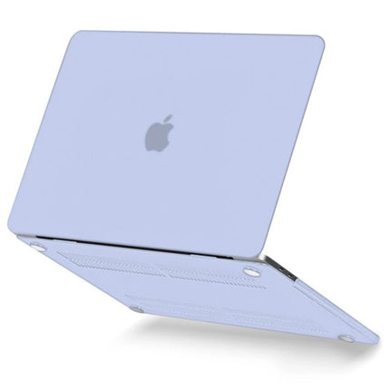 Macbook Pro 13 2021 Macbook Buzlu Kapak - Lila