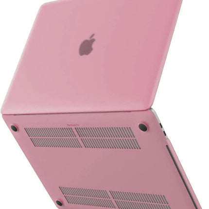 Macbook Pro 13 2021 Macbook Buzlu Kapak - Pembe