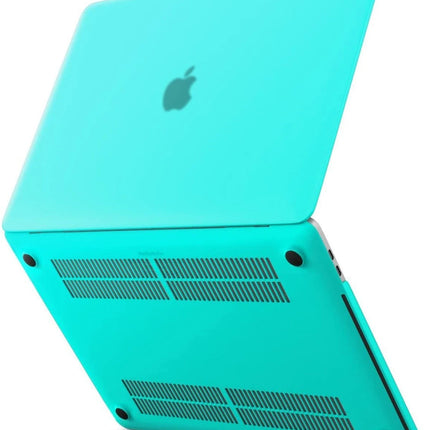 Macbook Pro 13 2021 Macbook Buzlu Kapak - Yeşil