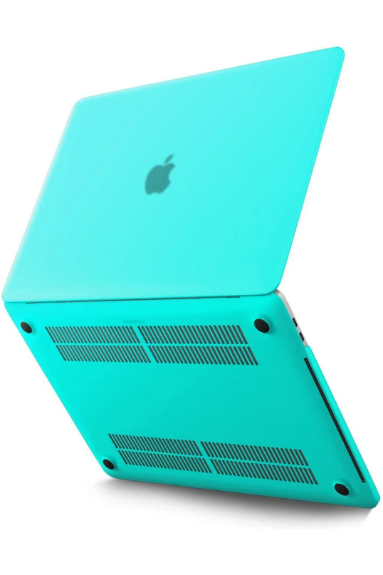Macbook Pro 13 2021 Macbook Buzlu Kapak - Yeşil