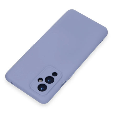 OnePlus 9 Nano içi Kadife Silikon Kılıf - Lila 3