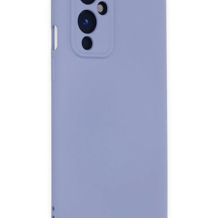 OnePlus 9 Nano içi Kadife Silikon Kılıf - Lila 2