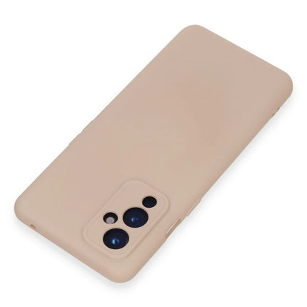 OnePlus 9 Nano içi Kadife Silikon Kılıf - Pudra 3